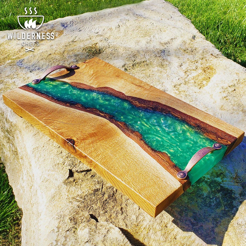 Wilderness Chefs® "Deep Green River Style Charcuterie Board"