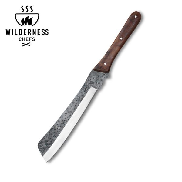 Custom Hand Forged Carbon Steel Bushcraft Knife by Wilderness Chefs®