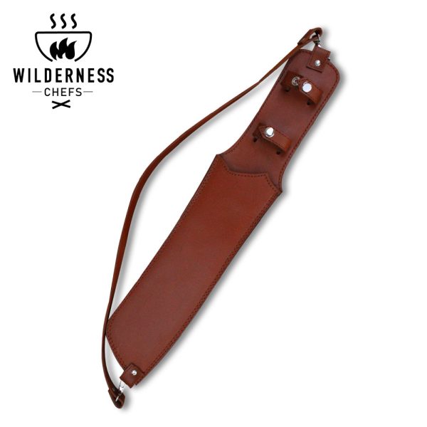 Custom Hand Forged Carbon Steel Bushcraft Knife by Wilderness Chefs®